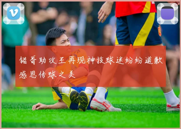 错哥助攻王再现神技球迷纷纷道歉感恩传球之美